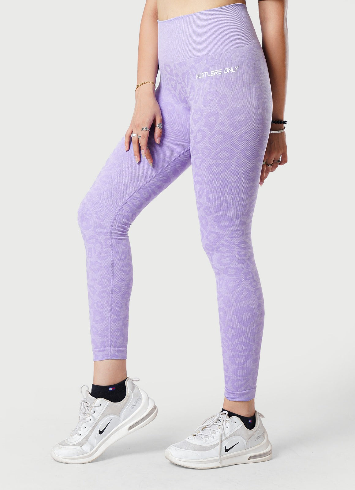 Safari Seamless Leggings Lavender | HustlersOnlyPK