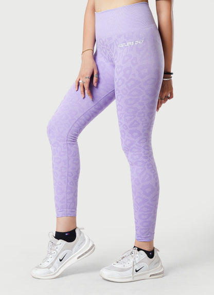 Safari Seamless Leggings Lavender | HustlersOnlyPK