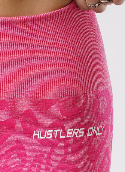 Safari Seamless Leggings Pink For Women | HustlersOnlyPK