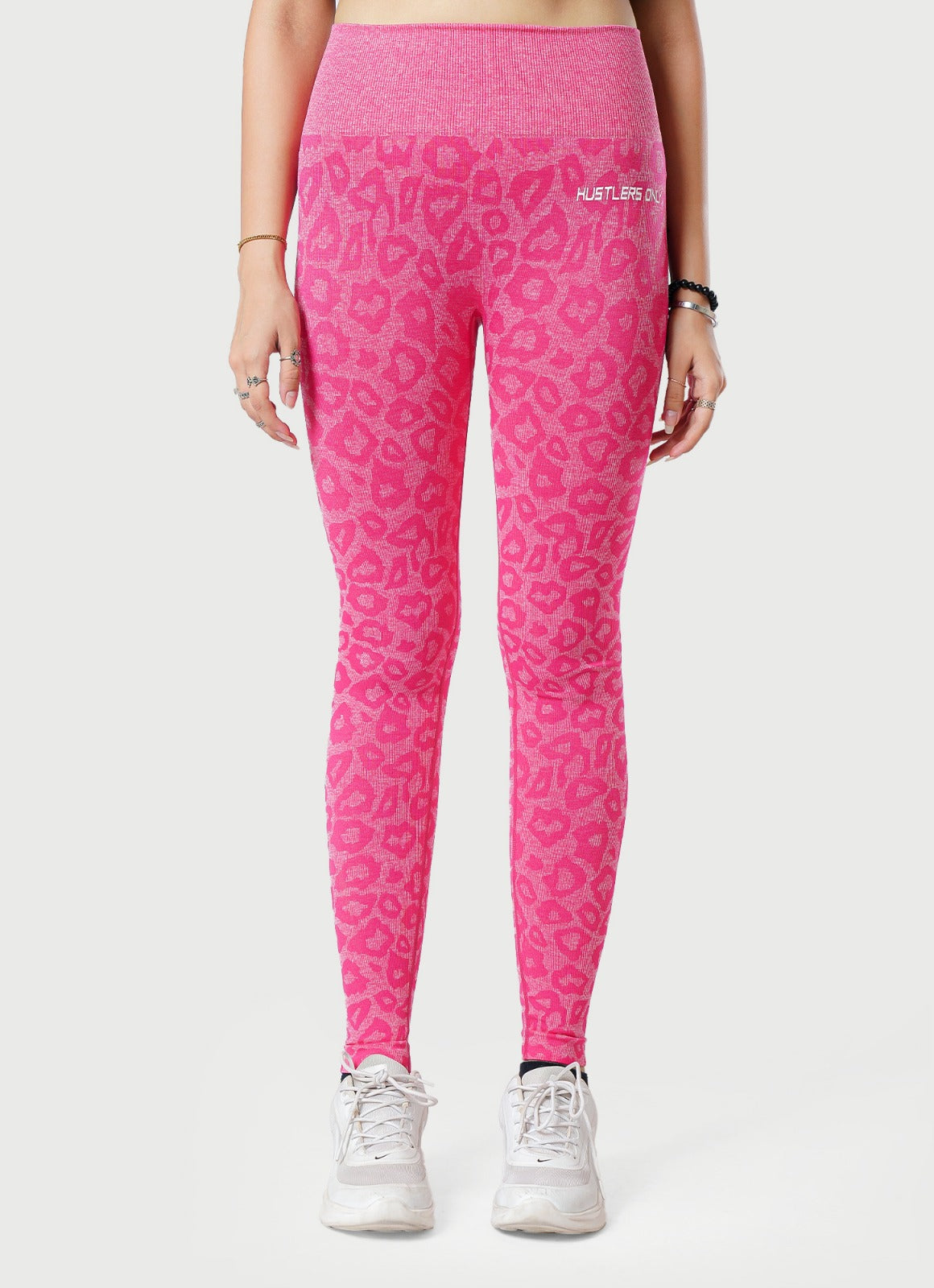 Safari Seamless Leggings Pink For gym | HustlersOnlyPK