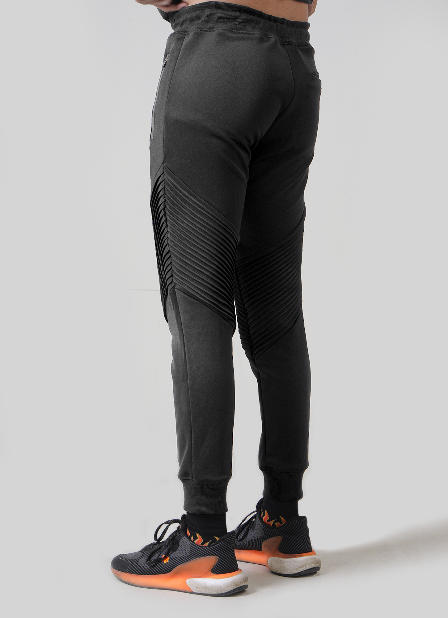 Scorpion Ribbed Gray Trousers Mens | HustlersOnlyPK