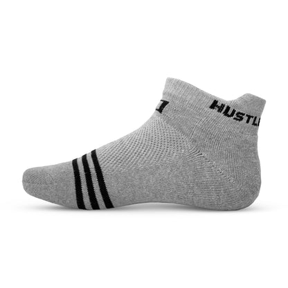 Ankle Crew Socks - Grey