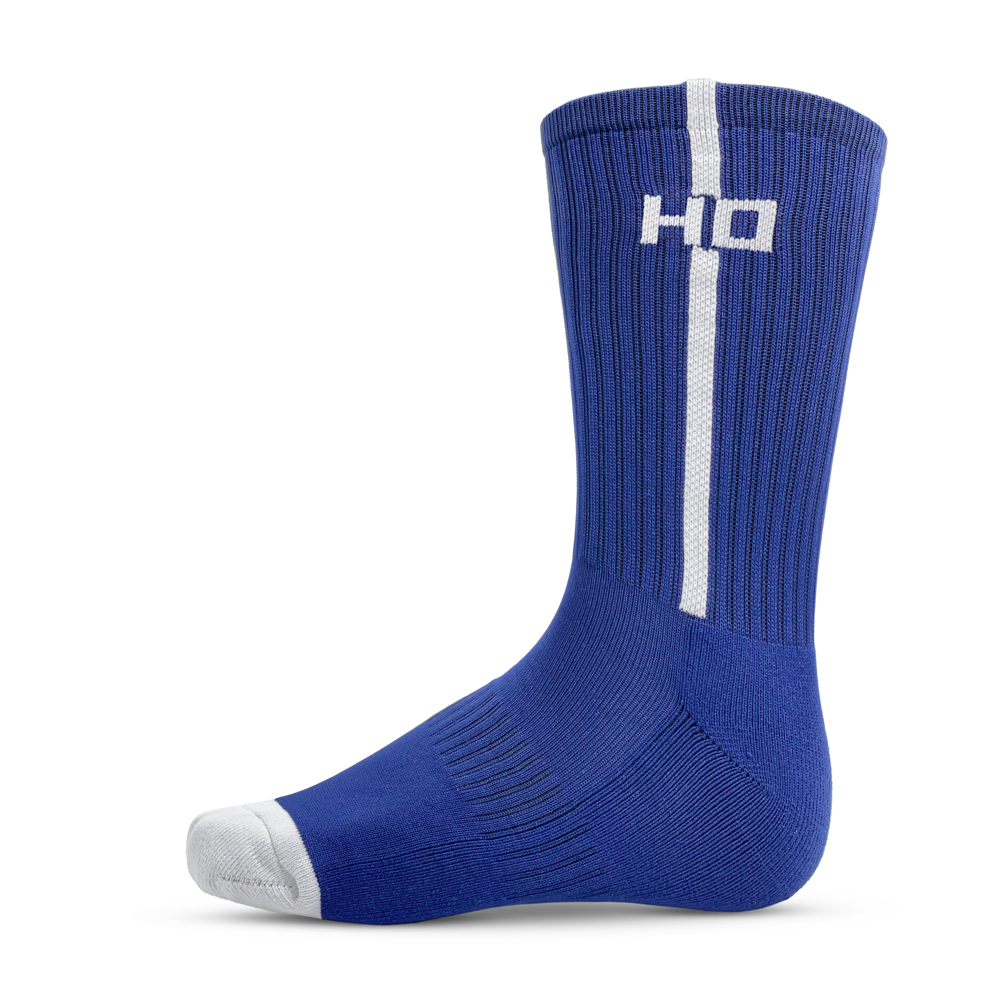 Merino Ultra Socks - Blue & White