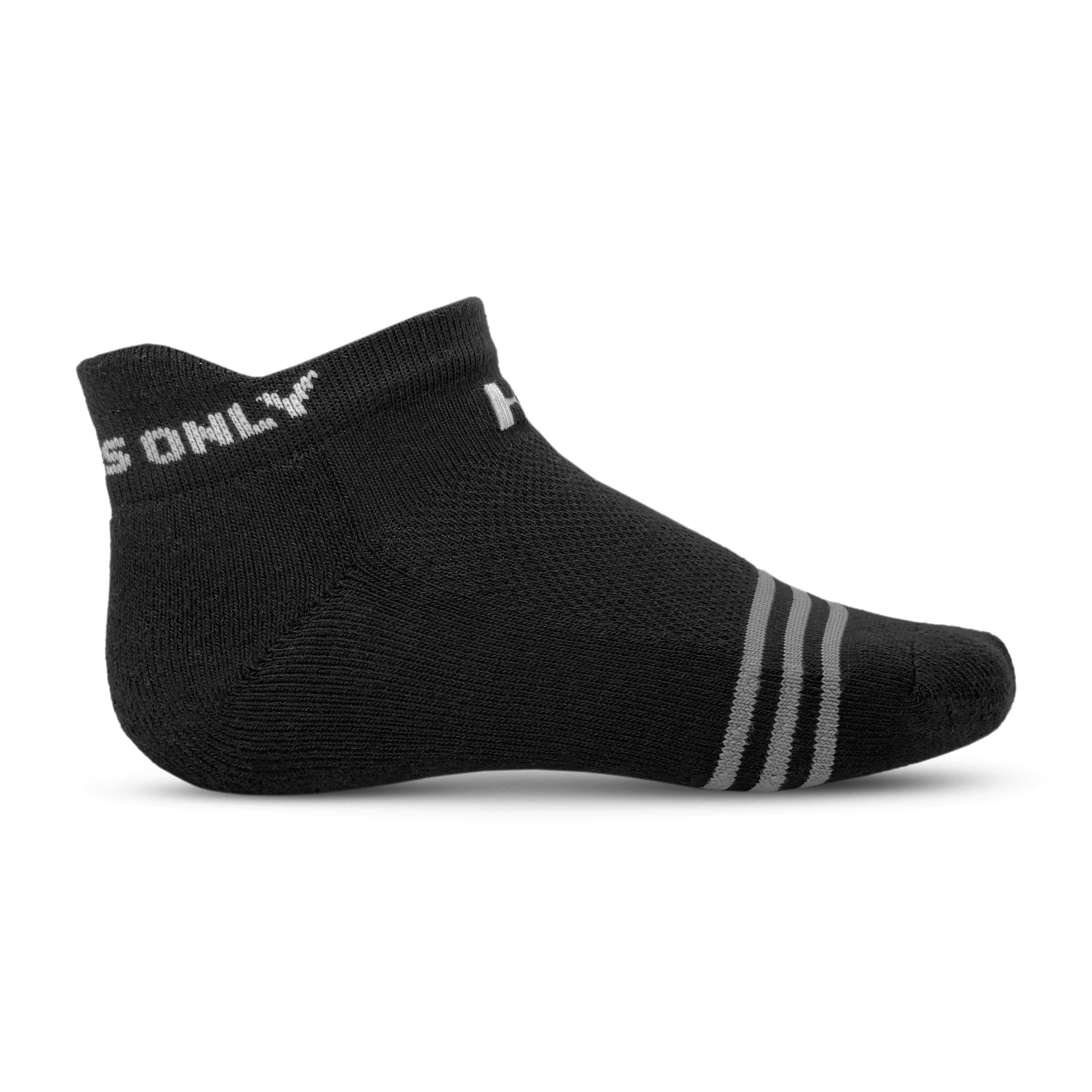 Ankle Crew Socks - Black