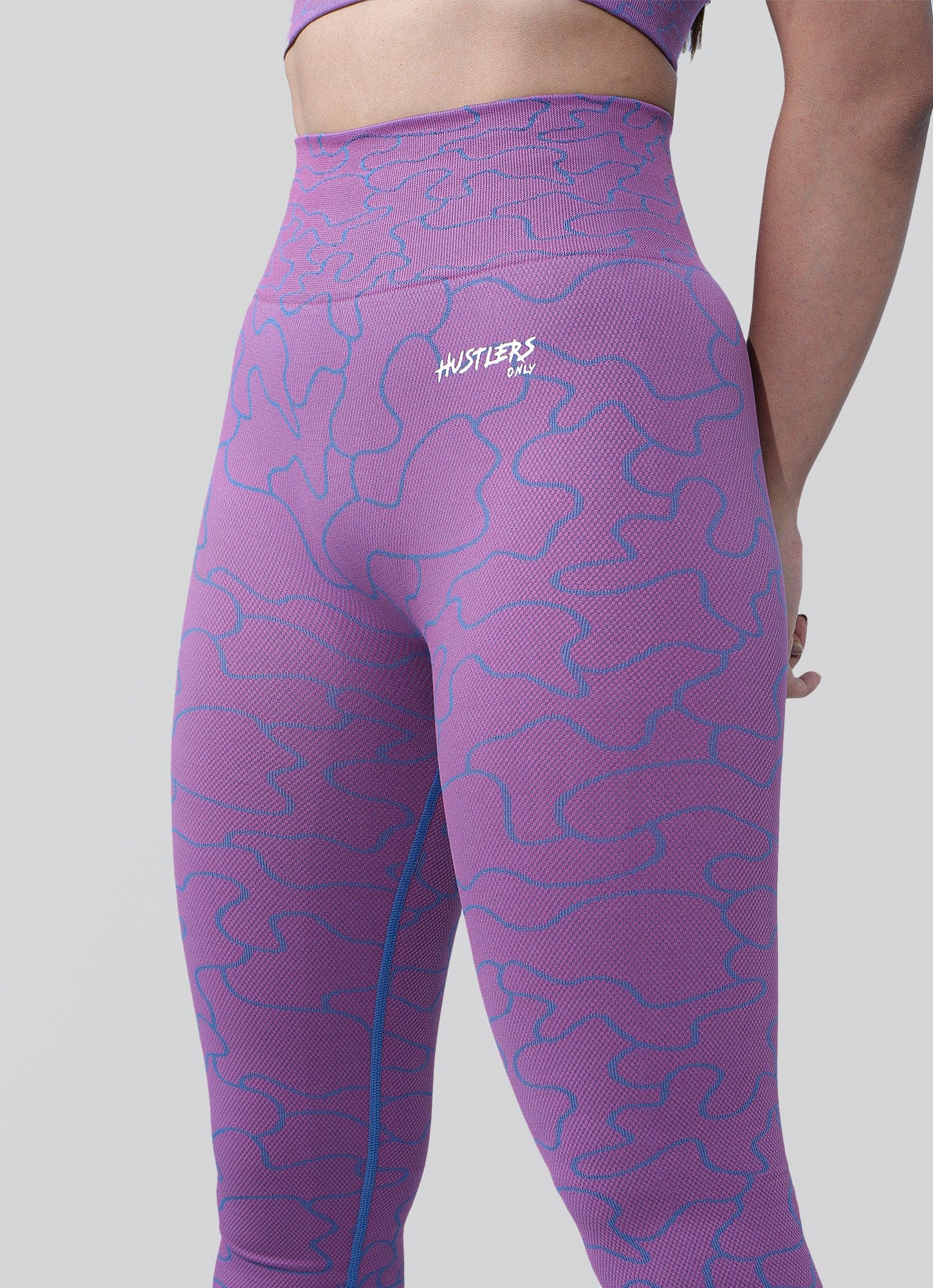 Pink Spectrum Seamless Leggings for Workout | HustlersOnlyPK