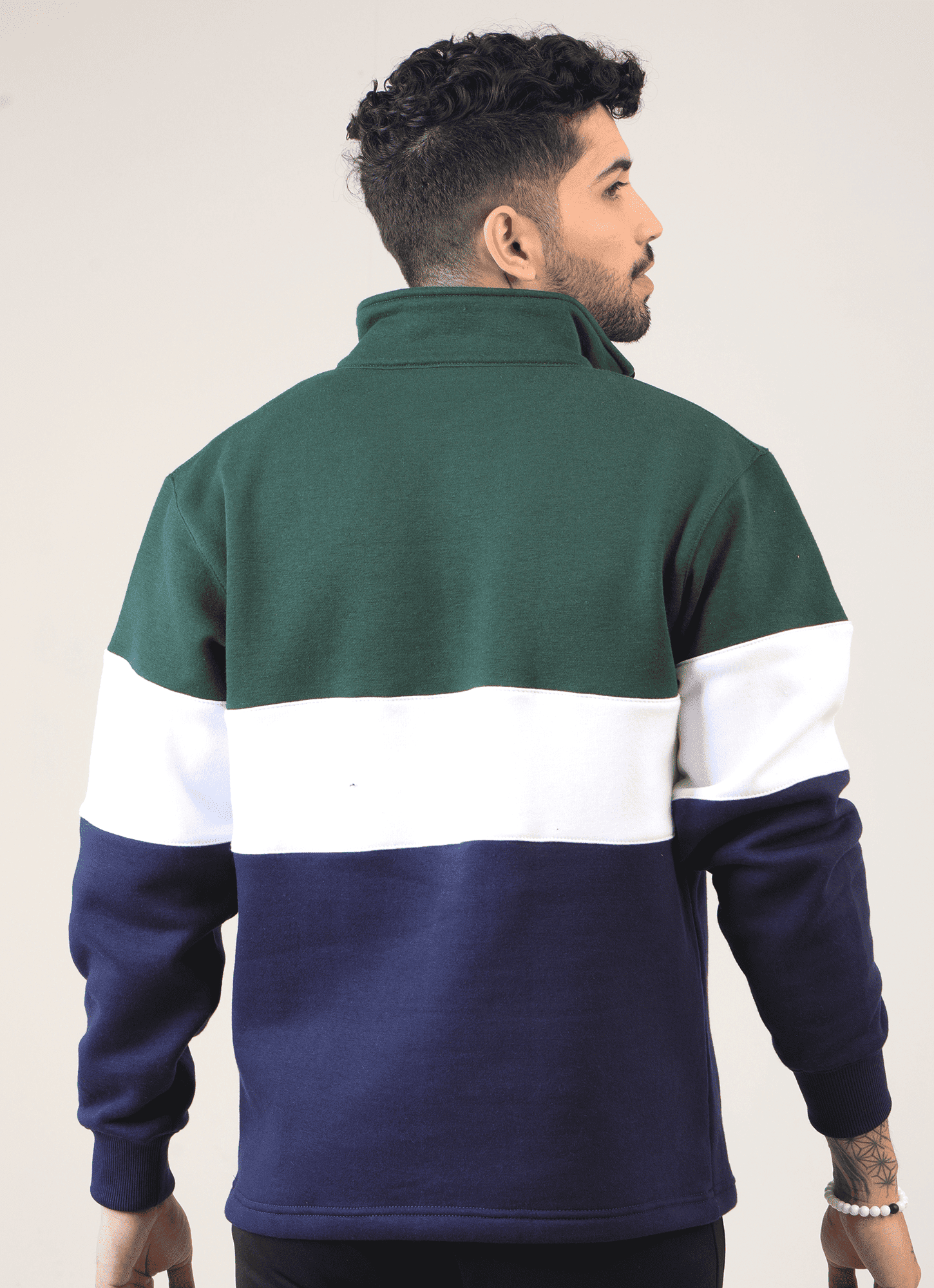 Standout Jumper Green and Navy For Men | HustlersOnlyPK