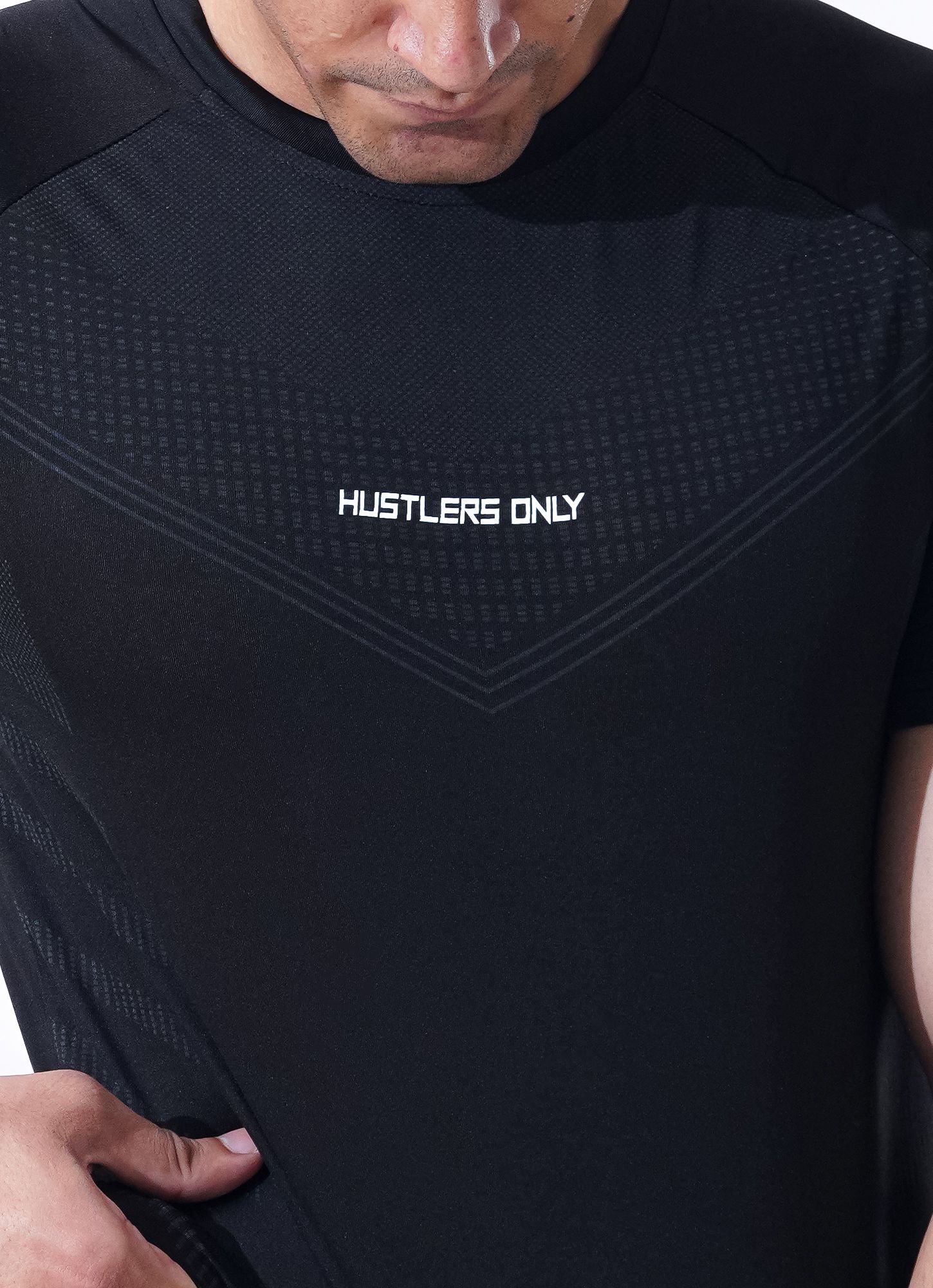 Superhero Black T-shirt for Gym | HustlersOnlyPK