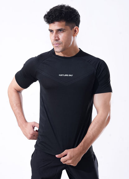 Superhero Black T-shirt for Men | HustlersOnlyPK