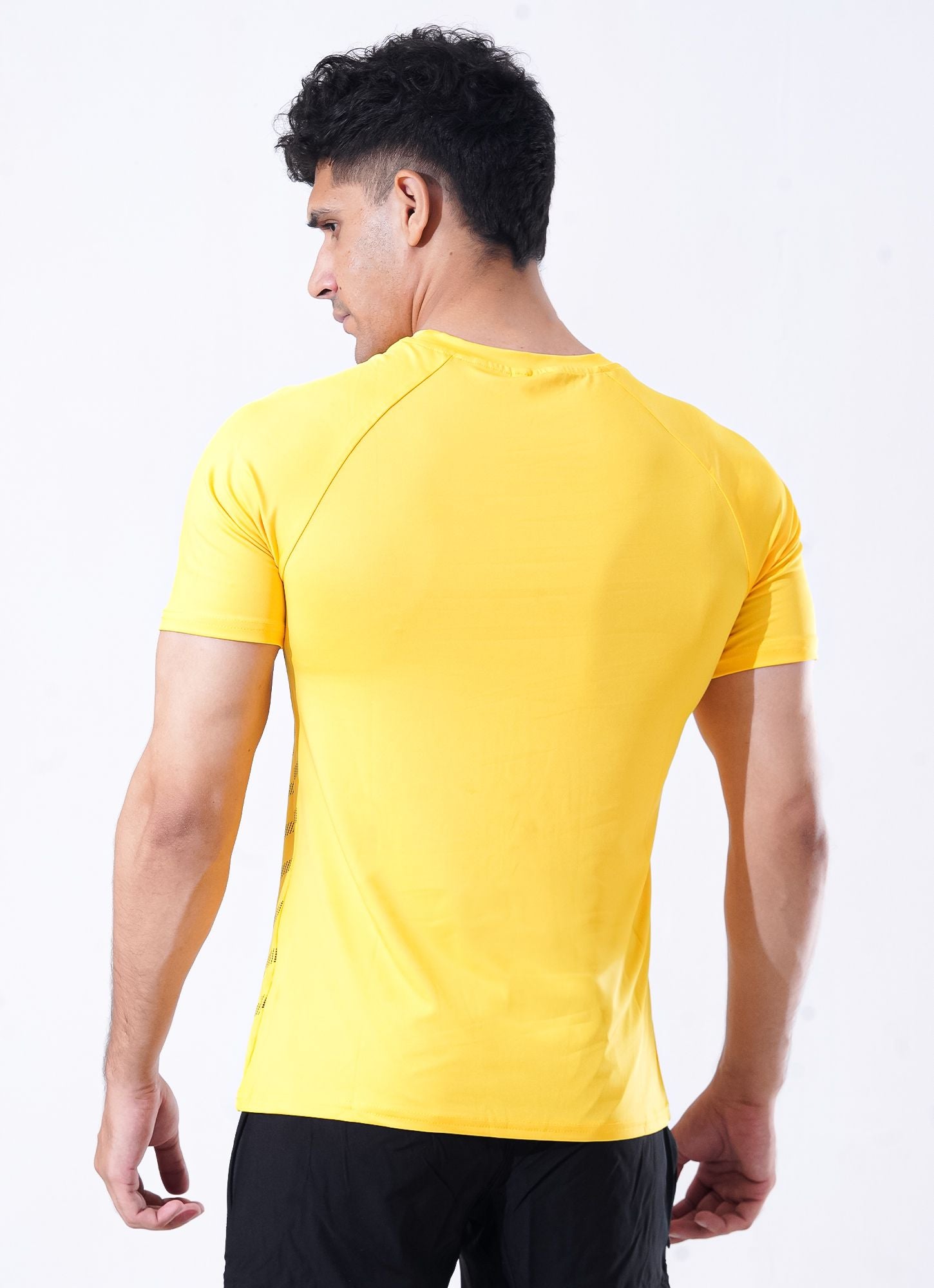 Superhero Yellow T-shirt For Gym | HustlersOnlyPK