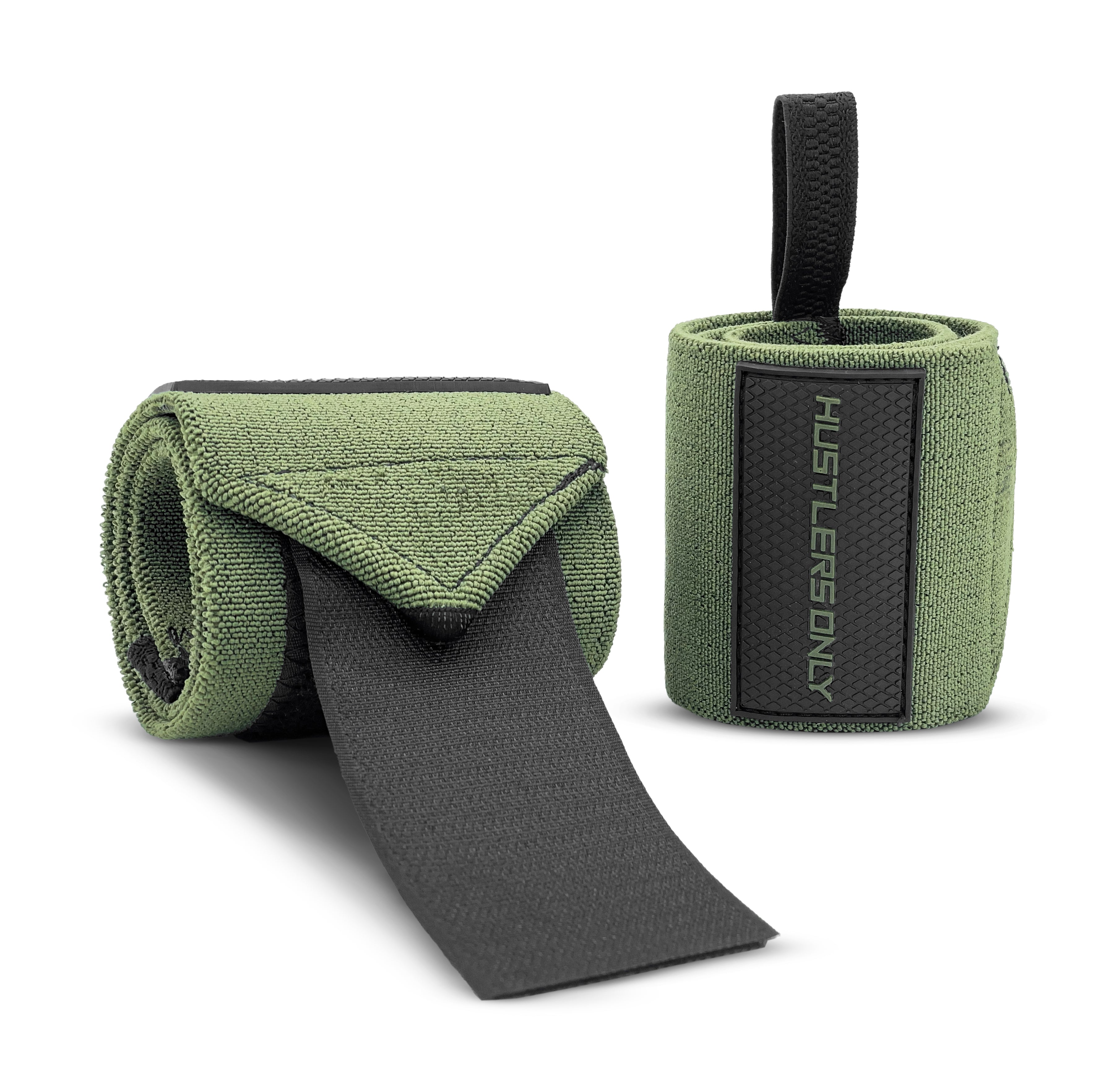 Powerlifting Wrist Wraps - Olive