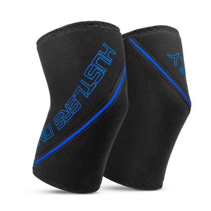 Powerlifting Knee Sleeves - 7mm Blue