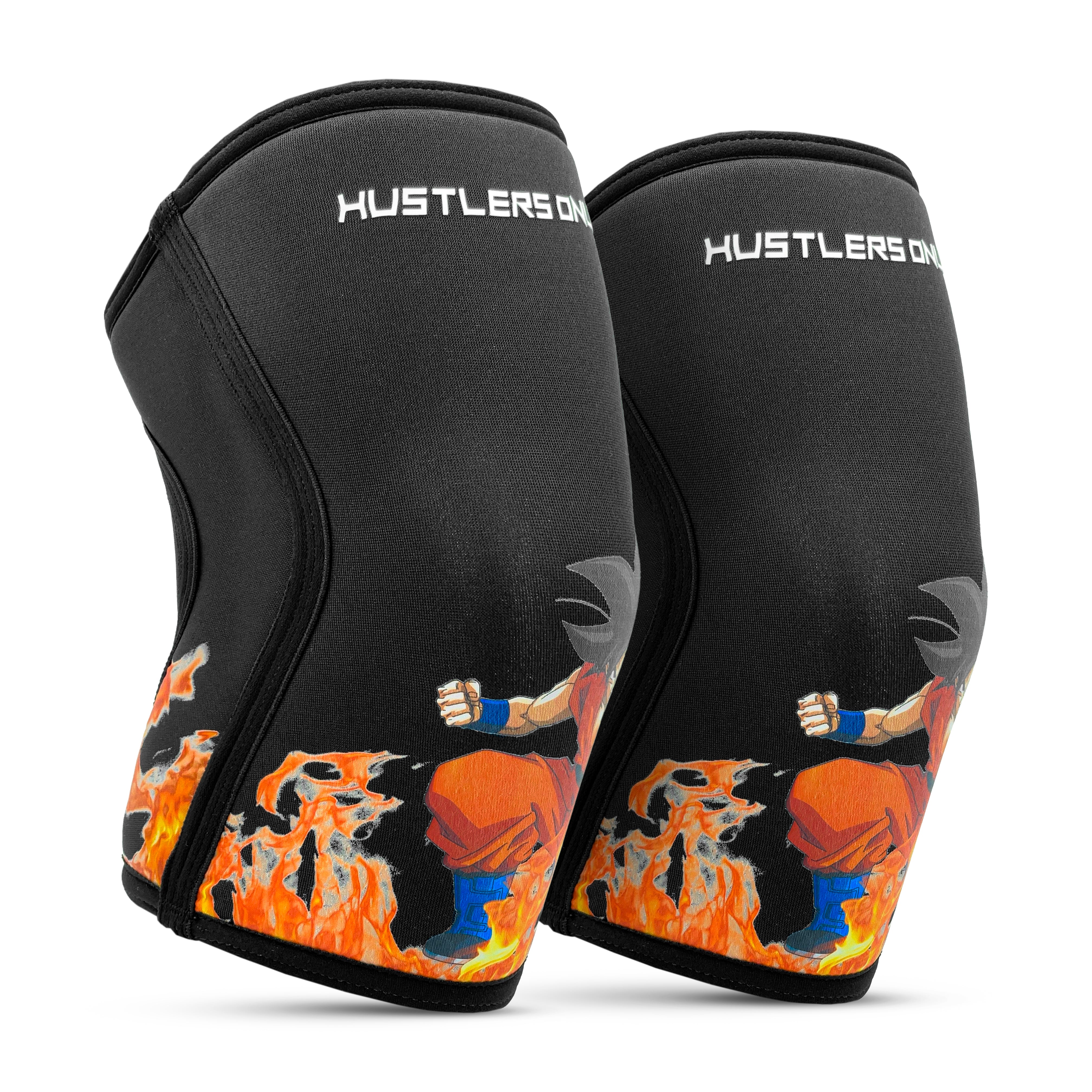 Anime Knee Sleeves - 7mm (Goku Fire)