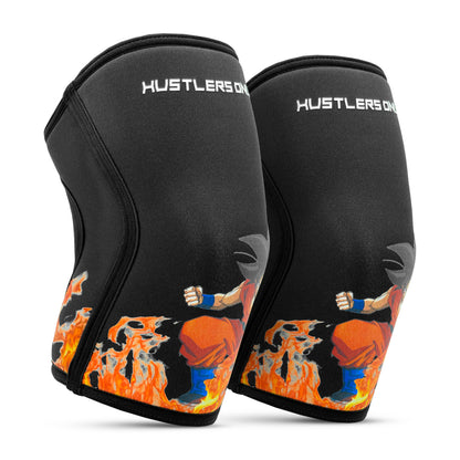 Anime Knee Sleeves - 7mm (Goku Fire)