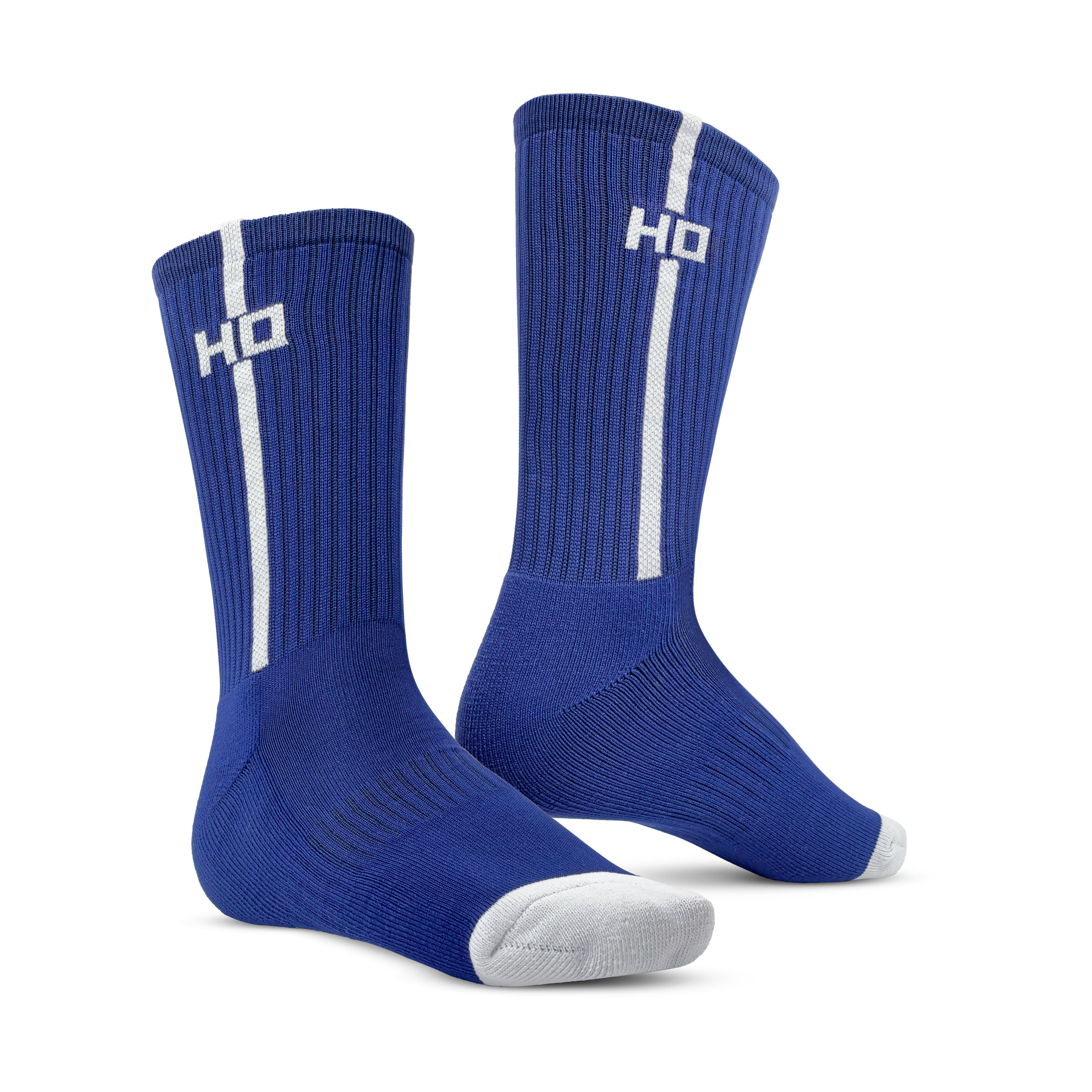 Merino Ultra Socks - Blue & White