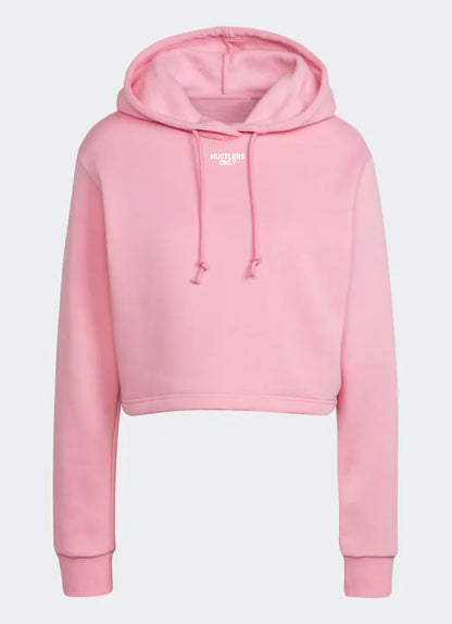 Pink Training Cropped Hoodie | HustlersOnlyPK
