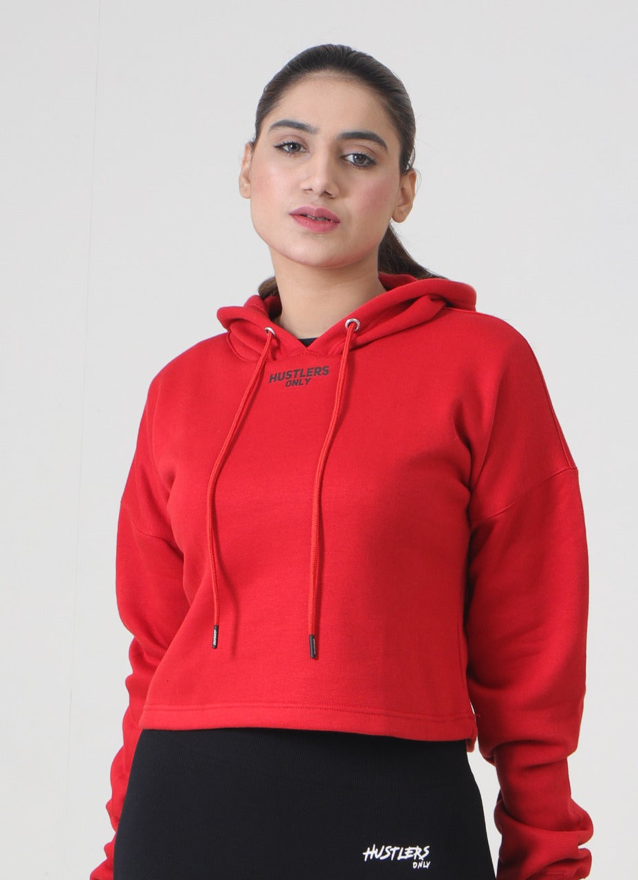 Red  Hoodie for Women | HustlersOnlyPK