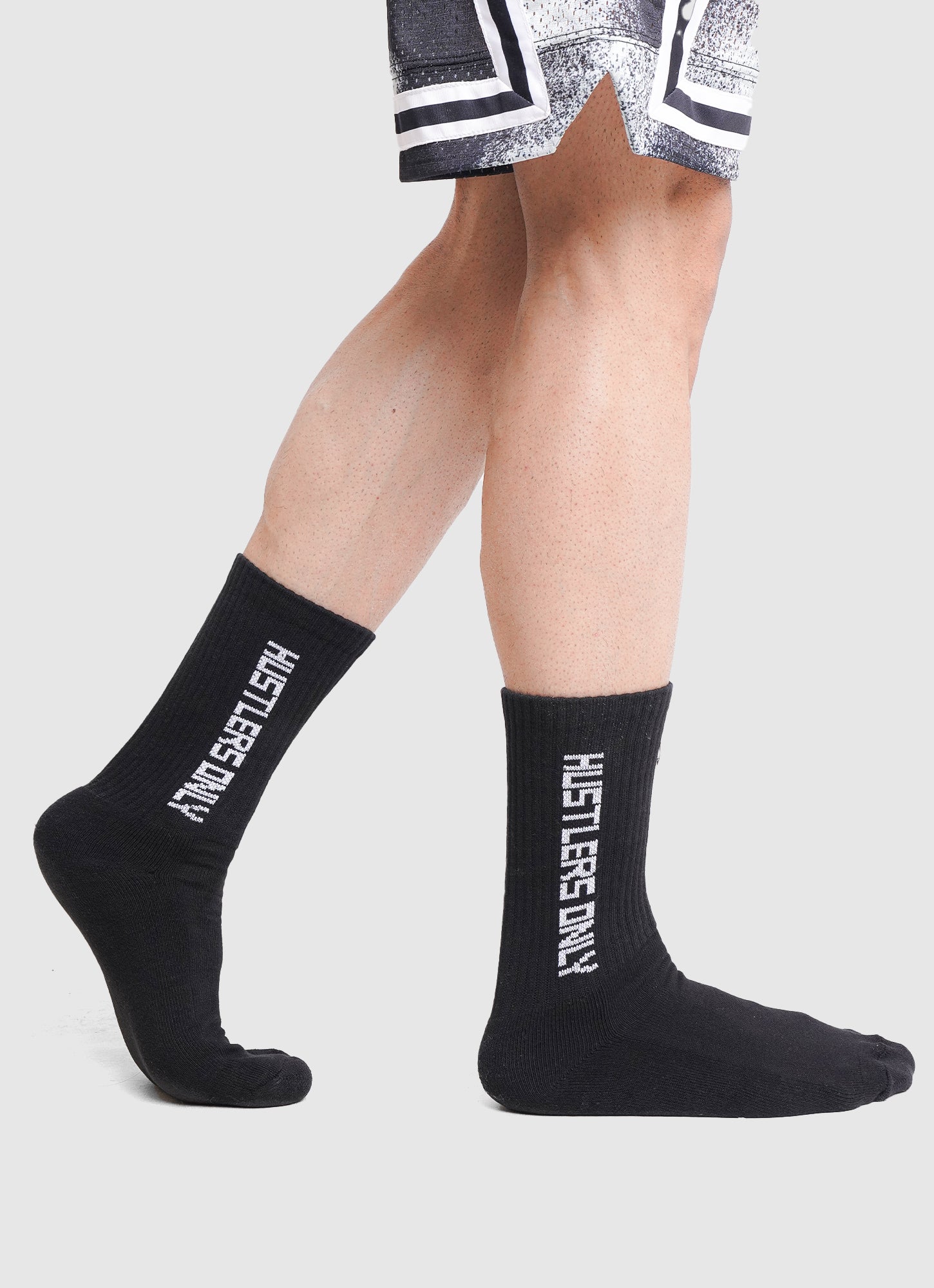  Black Training Socks | HustlersOnlyPK