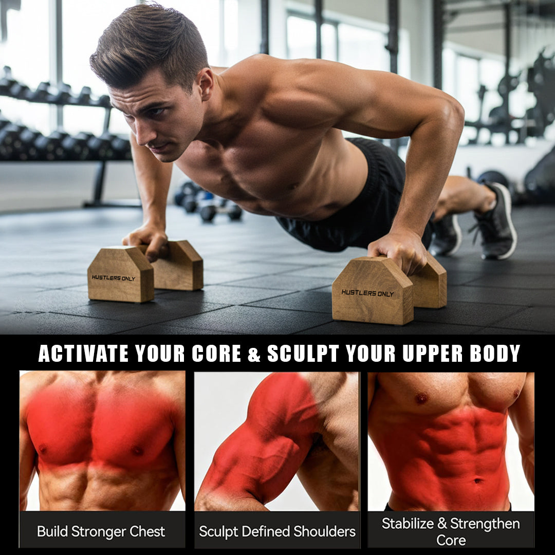 Calisthenics Push Up Parallettes (15.5 Inches)