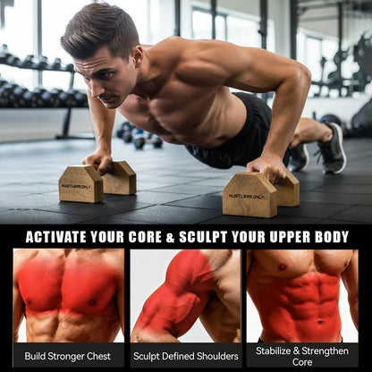 Calisthenics Push Up Parallettes (15.5 Inches)