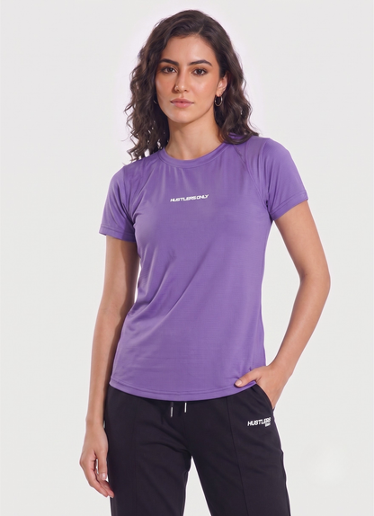 Sash Essential T-Shirt - Purple