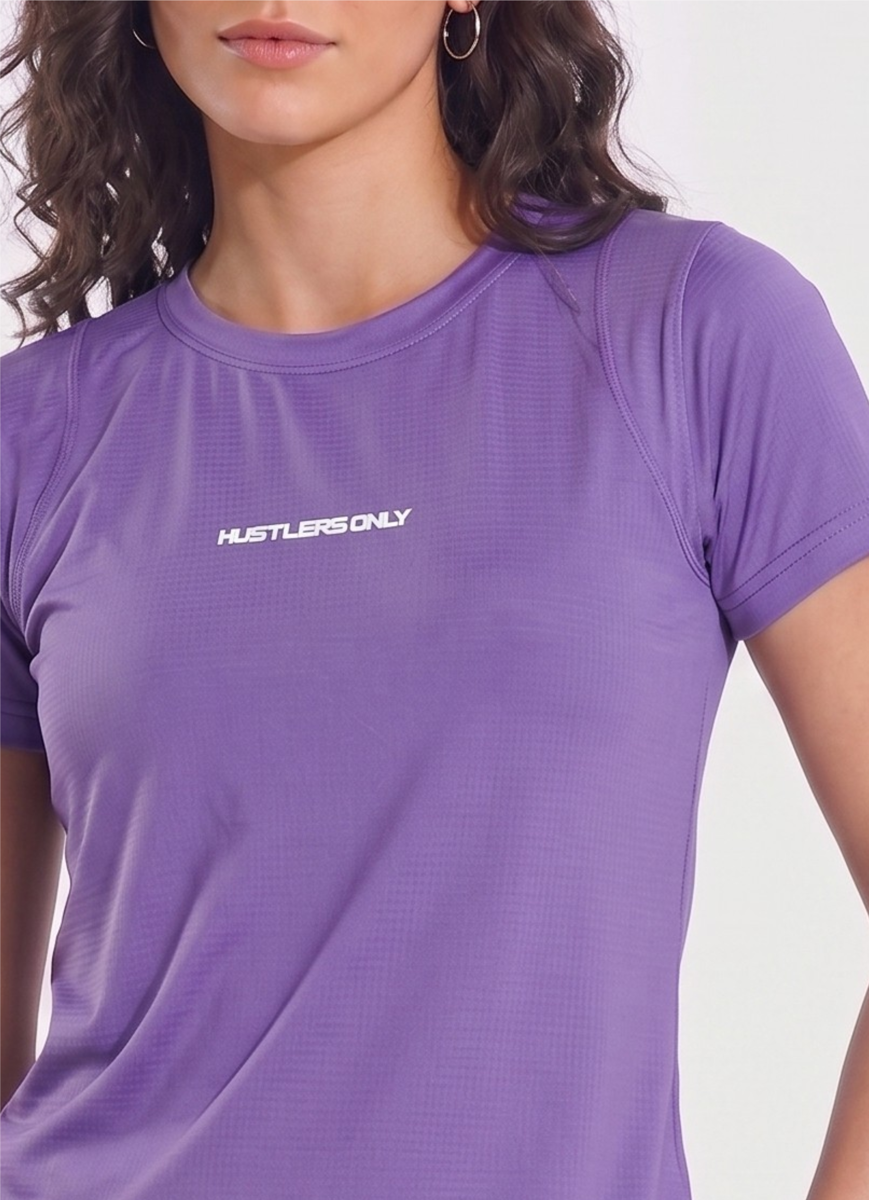 Sash Essential T-Shirt - Purple