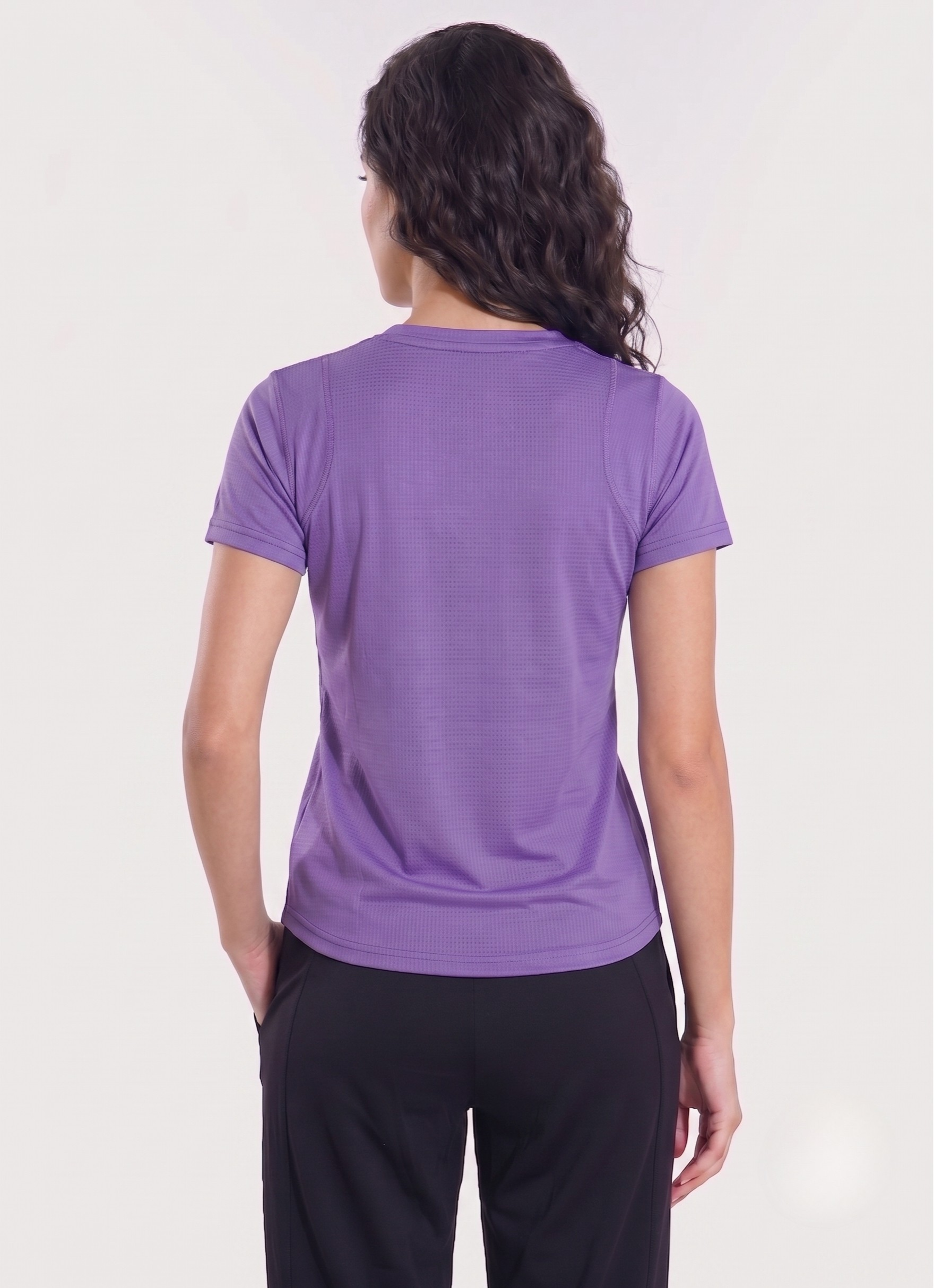 Sash Essential T-Shirt - Purple