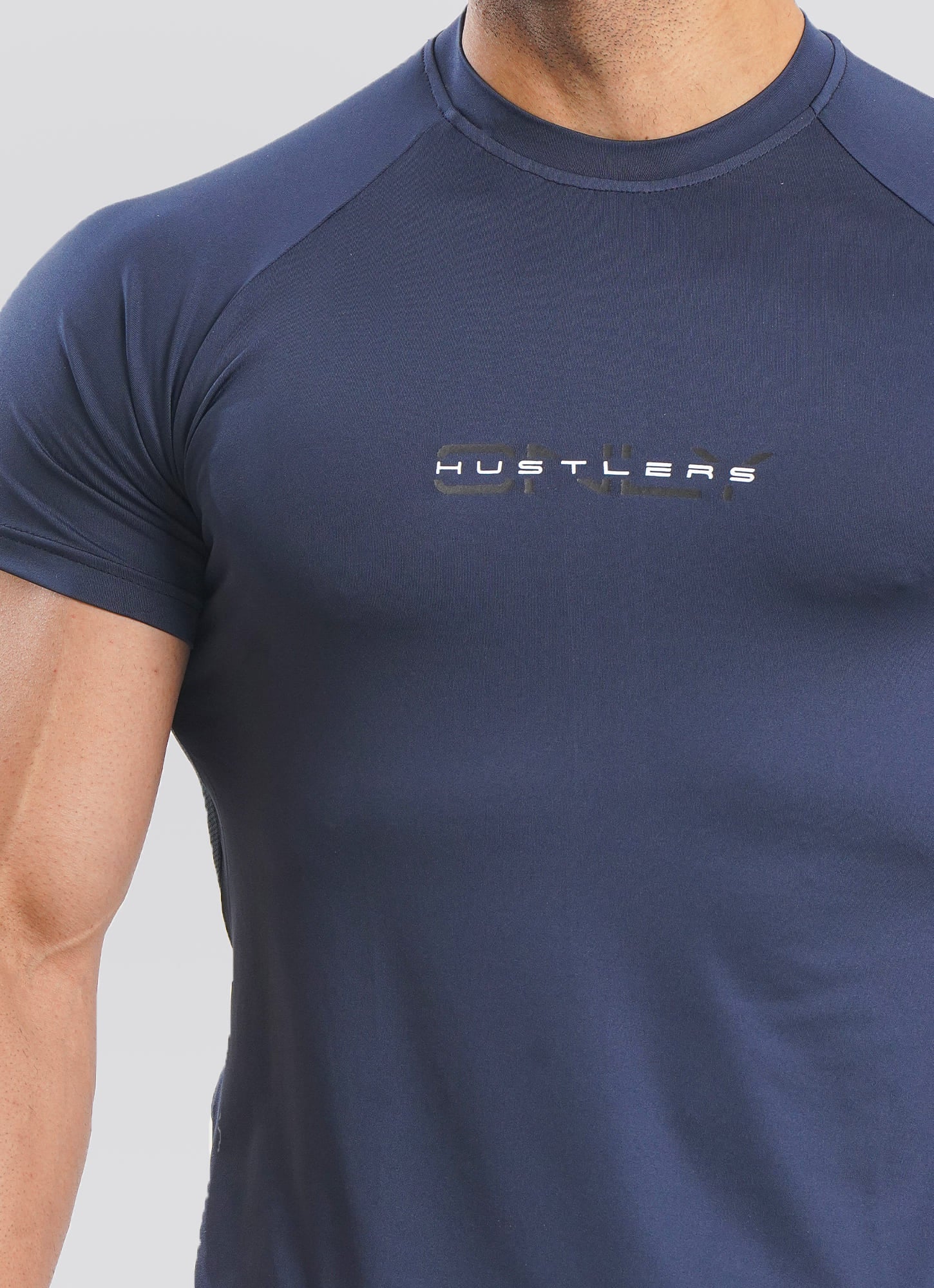 Utility Mesh Back Gray T-shirt | HustlersOnlyPK