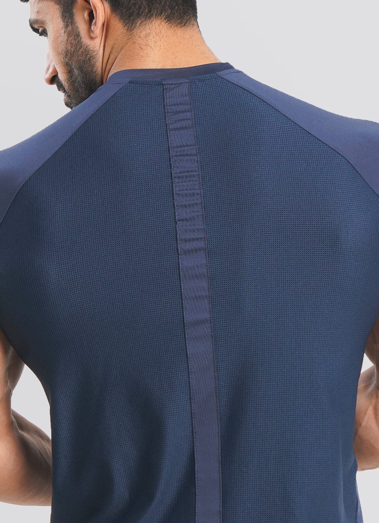 Utility Mesh Back Gray T-shirt For Men | HustlersOnlyPK
