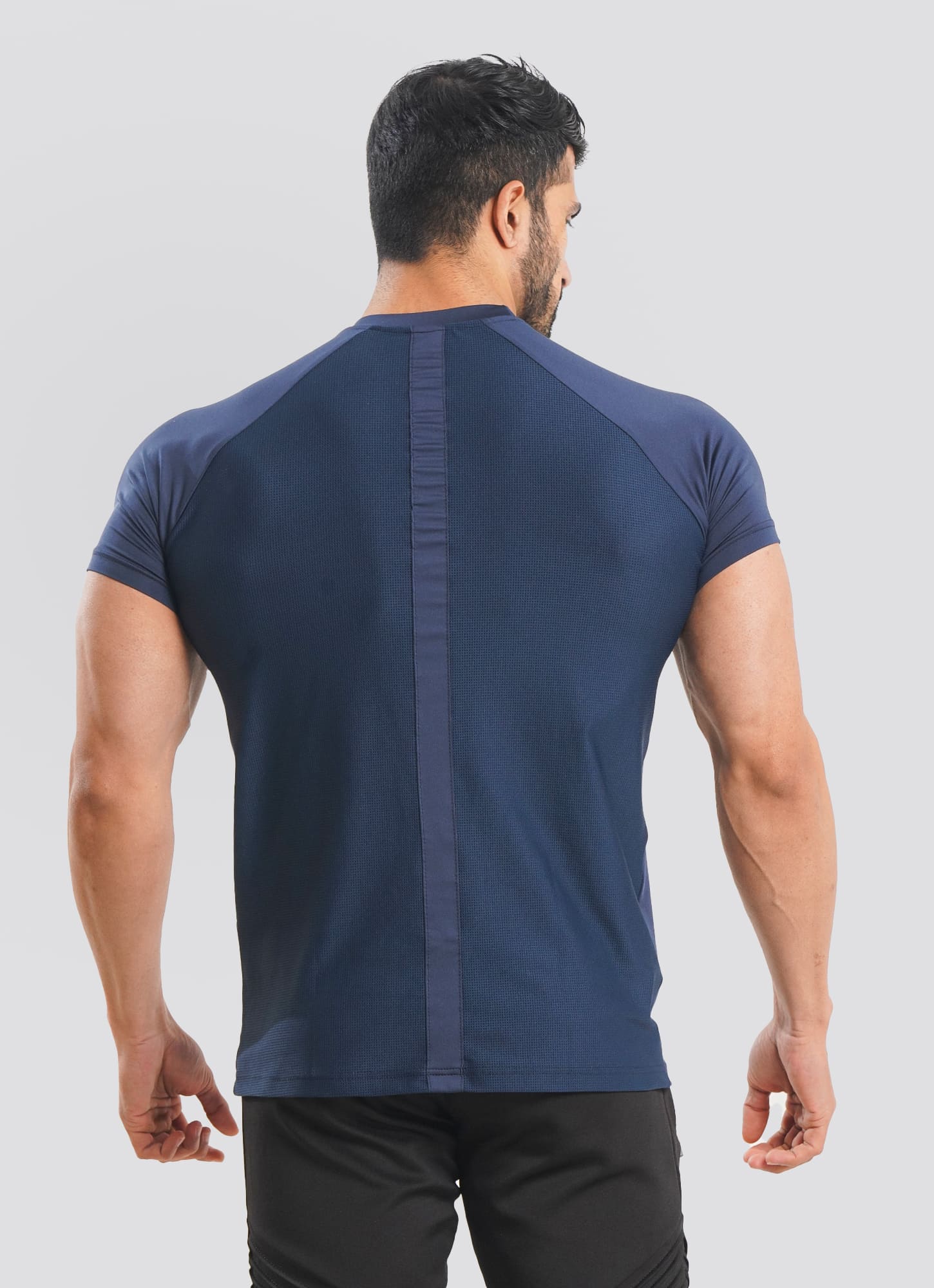 Utility Mesh Back Gray T-shirt For Men | HustlersOnlyPK