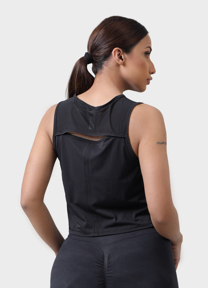 Black Velocity Tank T-Shirt | HustlersOnlyPK