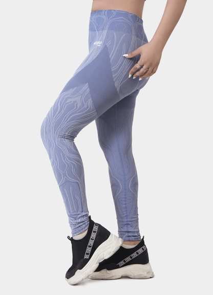 Blue Volt Seamless Leggings for Women | HustlersOnlyPK