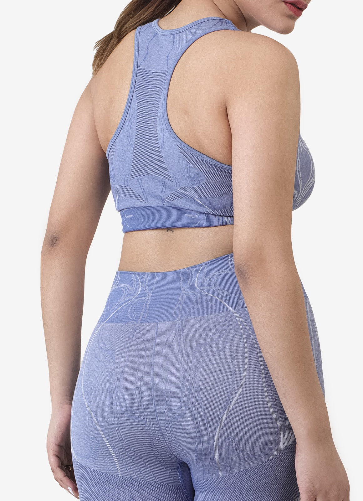Blue Volt Seamless Leggings for Gym | HustlersOnlyPK