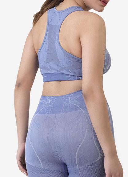 Blue Volt Seamless Leggings for Gym | HustlersOnlyPK