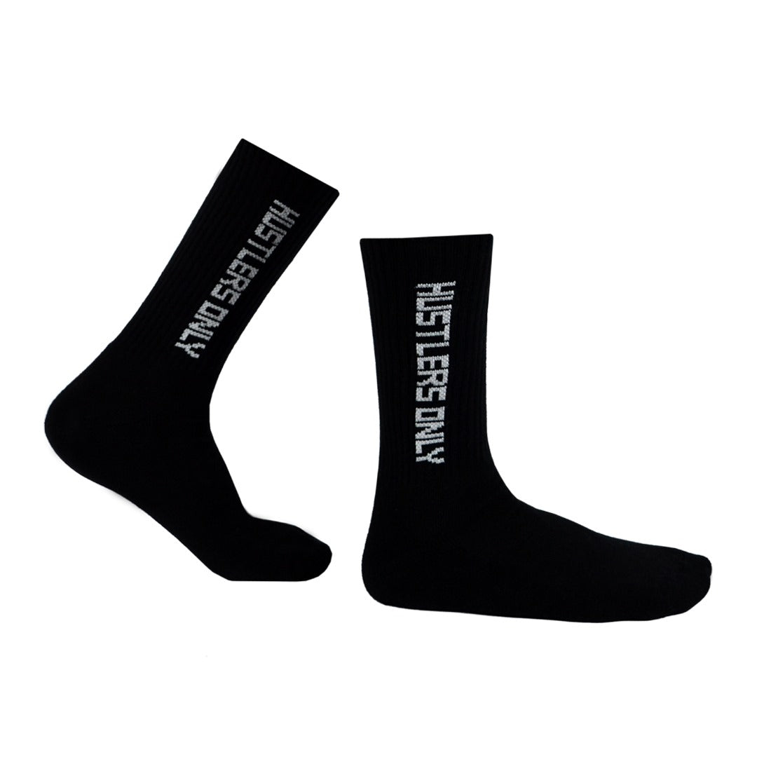 Hustlers Training Socks - Black