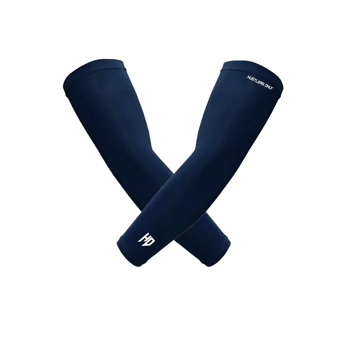 Sports Compression Arm Sleeves - Navy