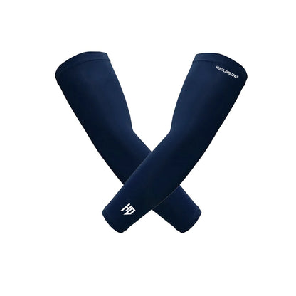 Sports Compression Arm Sleeves - Navy