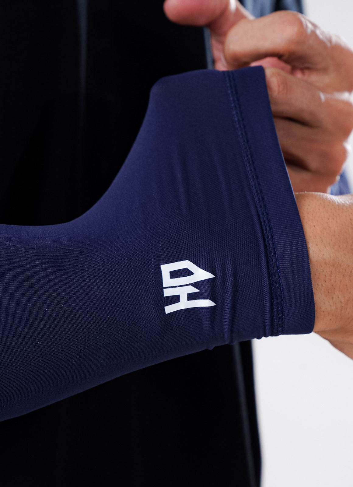 Sports Compression Arm Sleeves - Navy