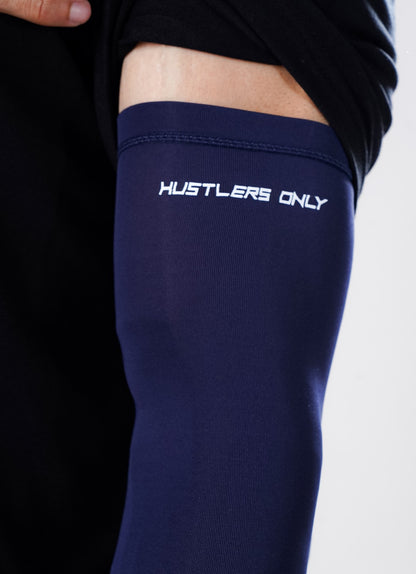 Sports Compression Arm Sleeves - Navy