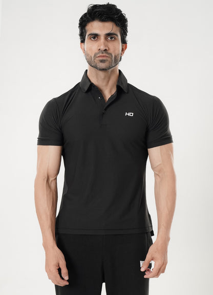 MotionFit Polo Shirt - Black