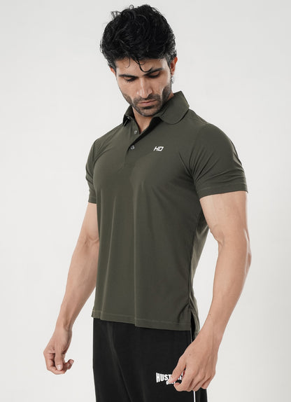 MotionFit Polo Shirt - Olive