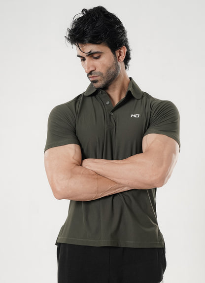MotionFit Polo Shirt - Olive