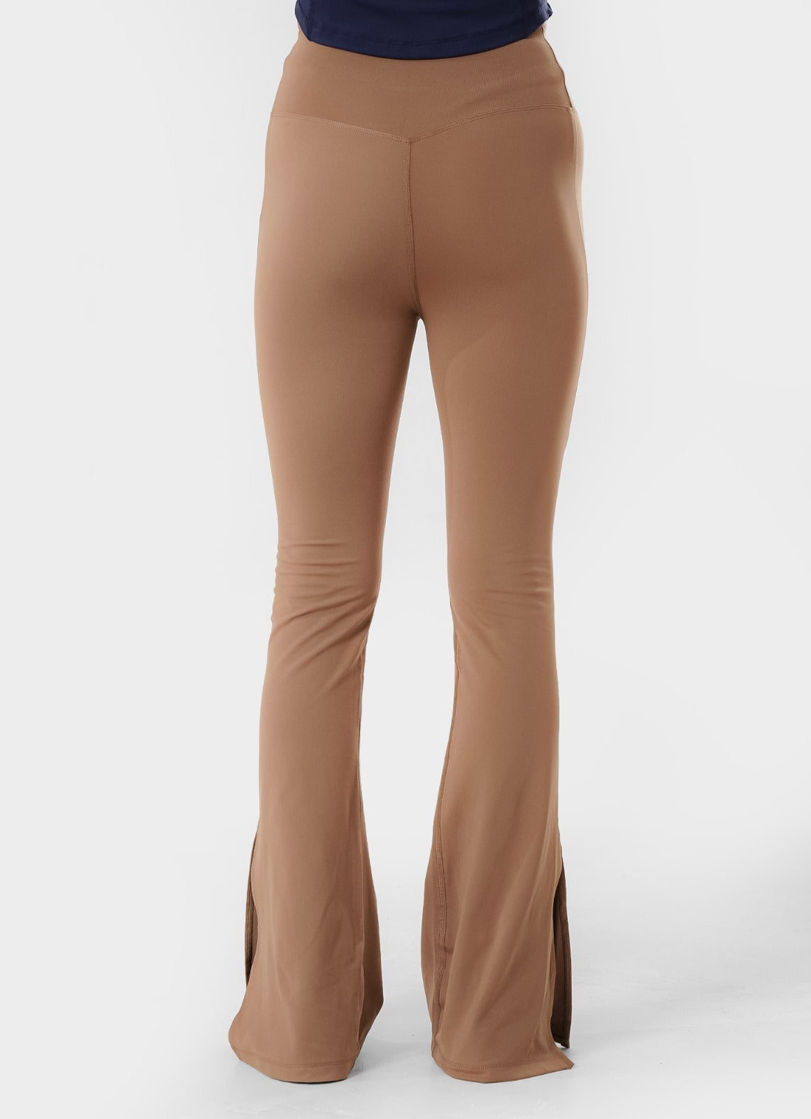 Empower Flared Leggings V2 - Coffee Brown