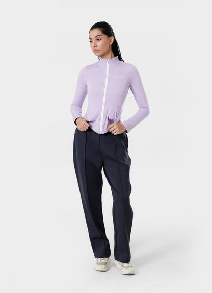 Stamina Zipper Top - Purple