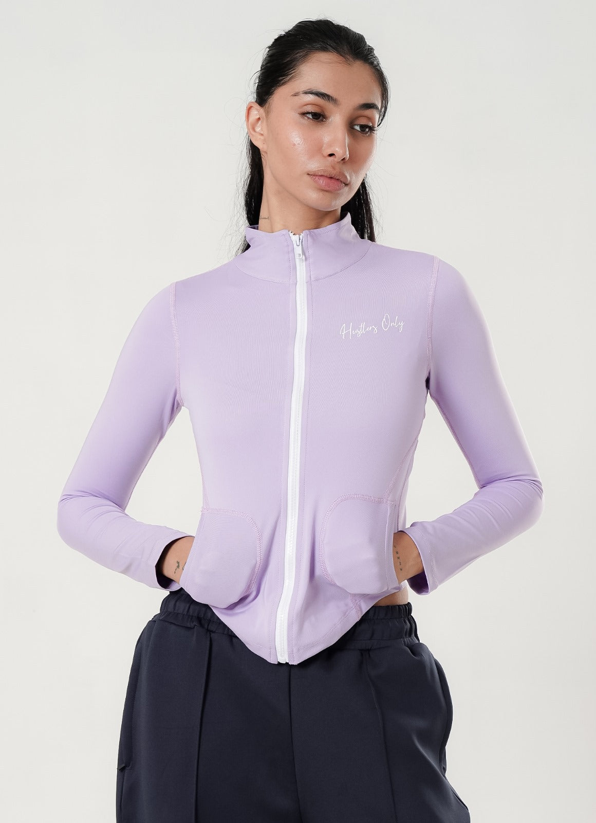 Stamina Zipper Top - Purple