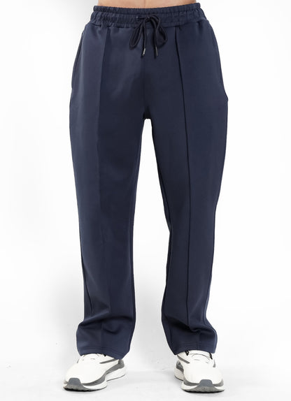 Relaxed Pleated Trouser - Navy