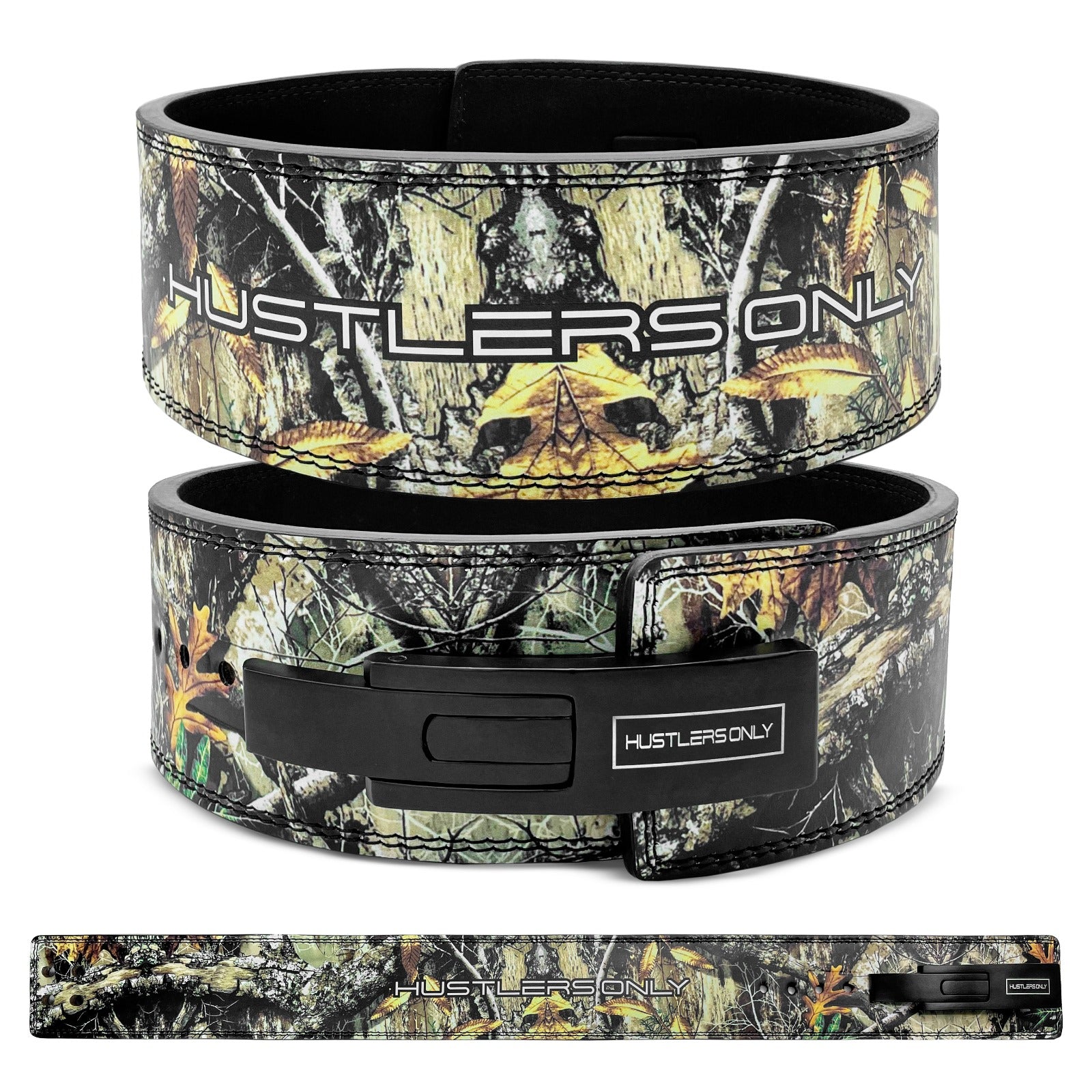 10mm Leaf Camo Lever Belt