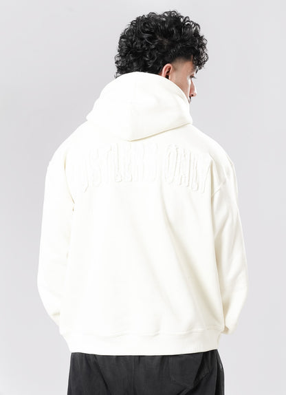 Crude Oversized Hoodie - Beige
