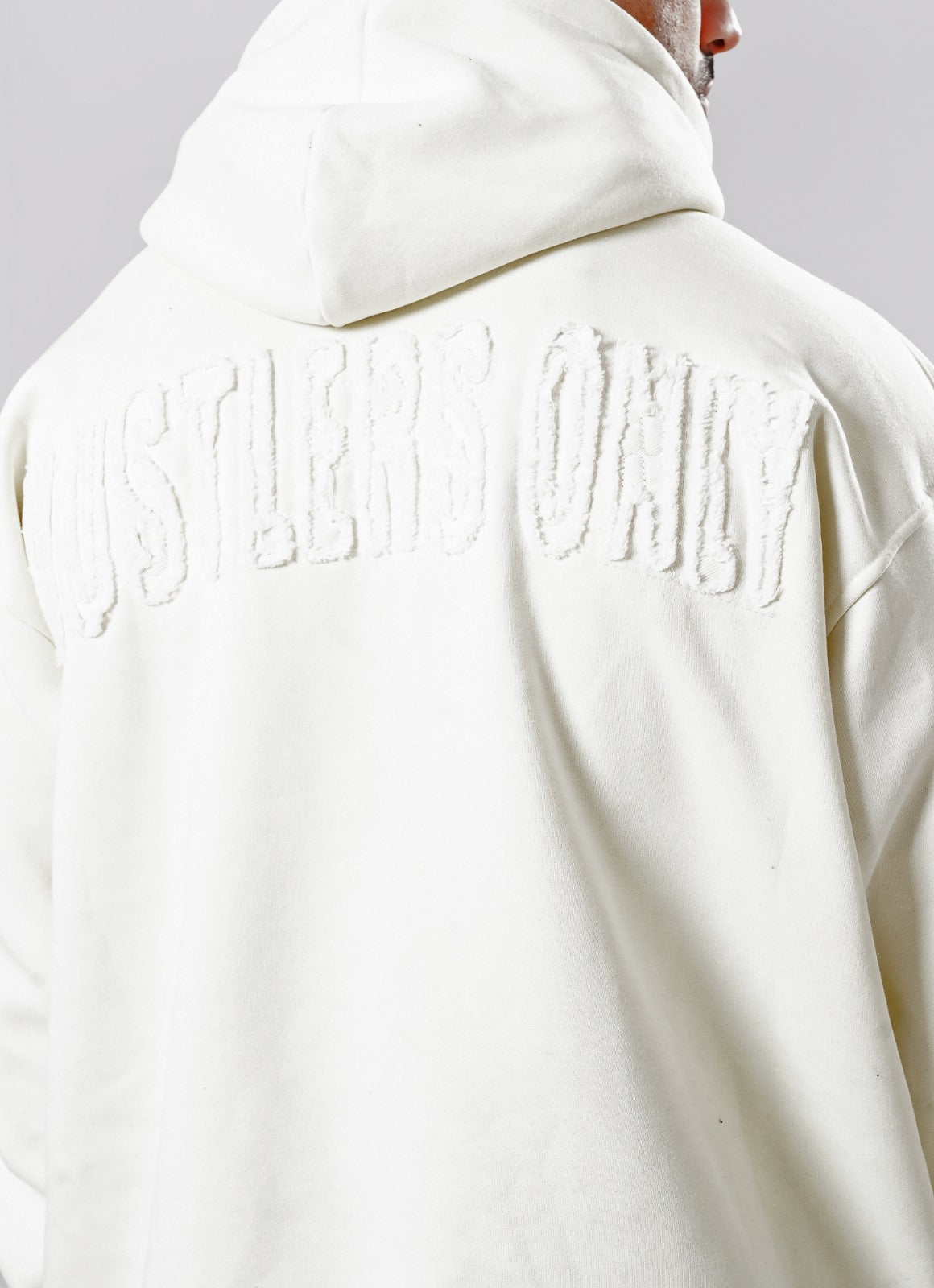 Crude Oversized Hoodie - Beige