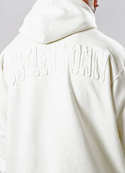 Crude Oversized Hoodie - Beige