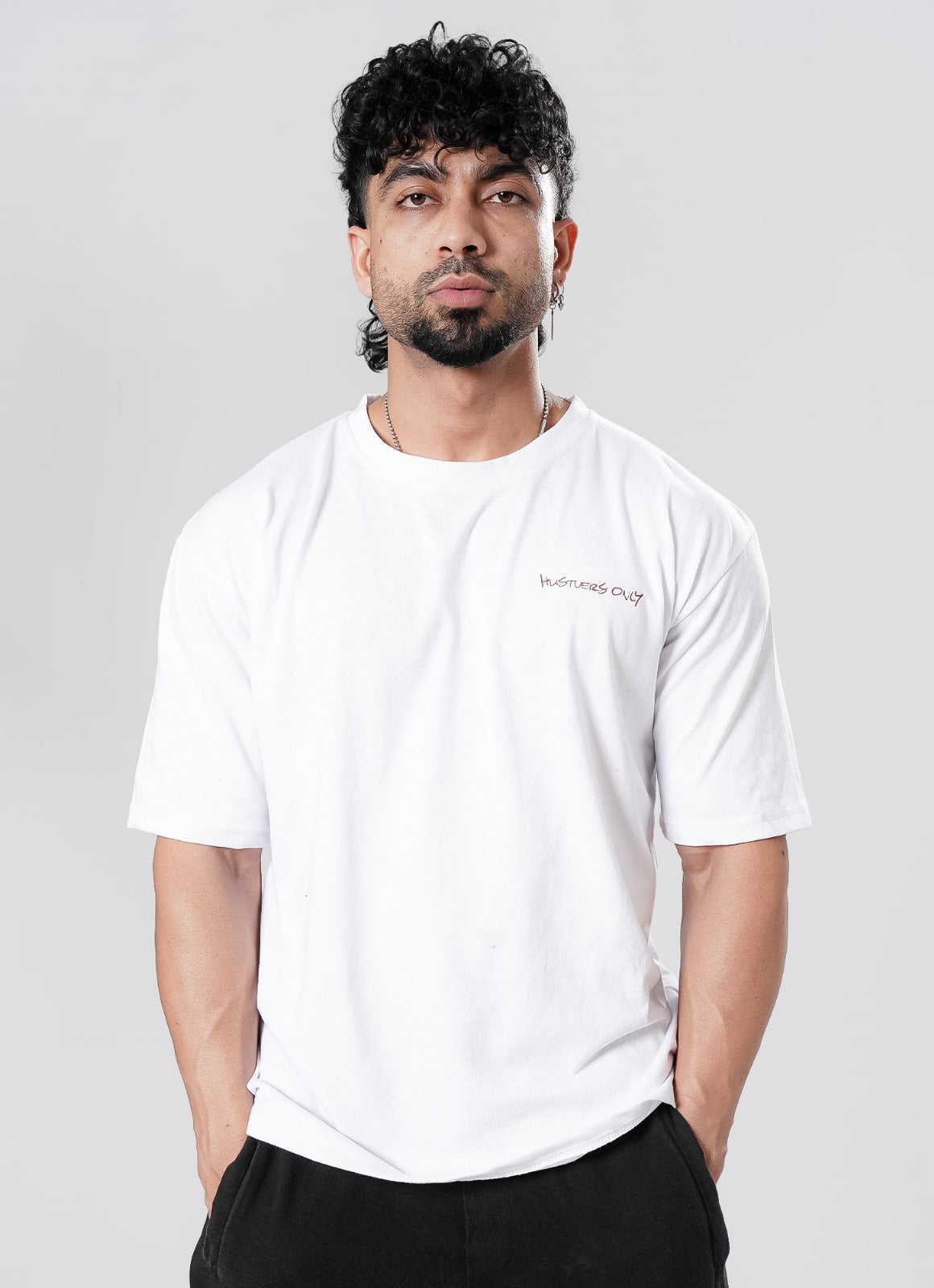 Graffiti Oversized T-Shirt - White